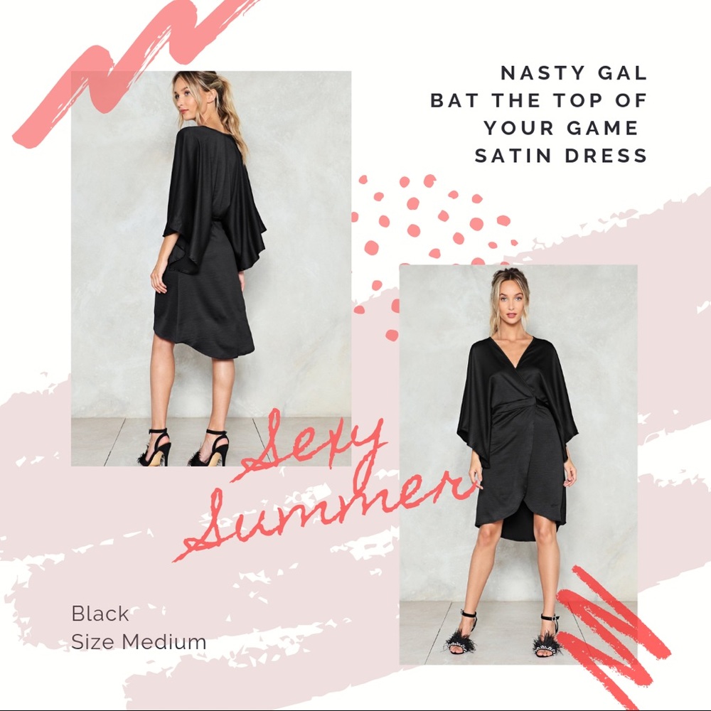 Nasty Gal Satin Dress